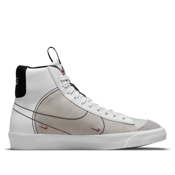 Кроссовки blazer mid '77 se 'white rush maroon' Nike, белый — фото 2