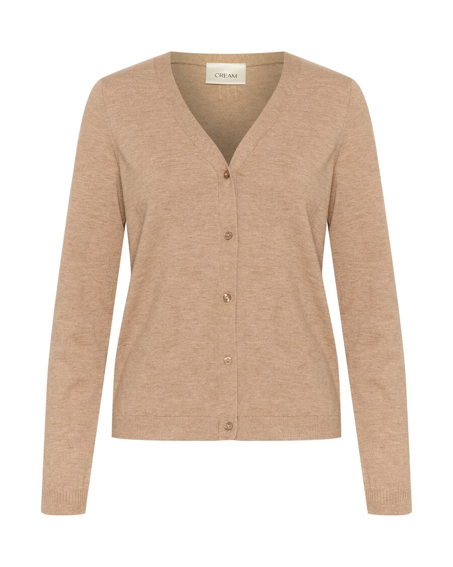 

Вязаный кардиган Cream CR Dela, цвет mottled beige