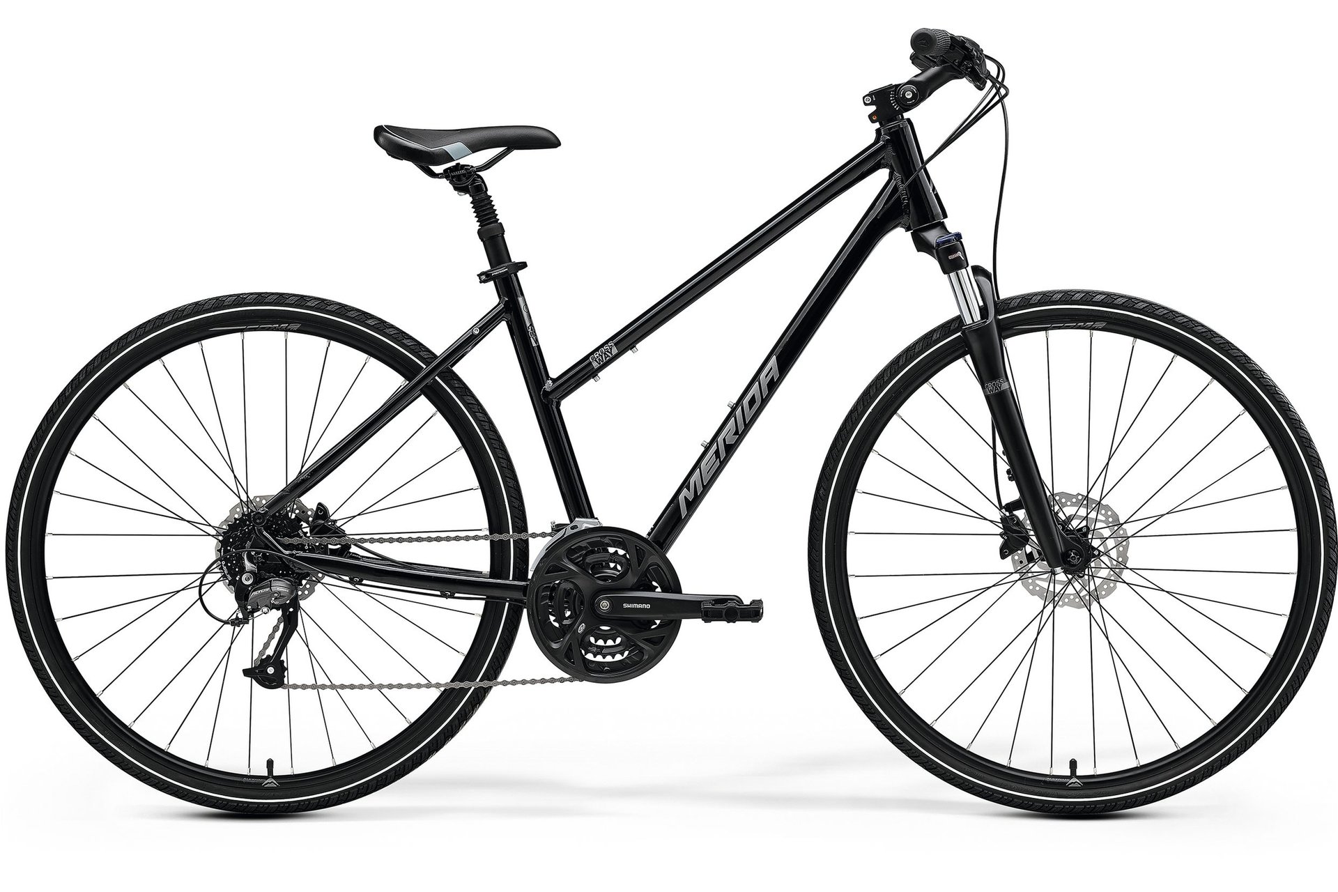 

Кроссовый велосипед Merida Crossway 40 Lady - 28 дюймов - Damen Sport - 2023, цвет Schwarz|black