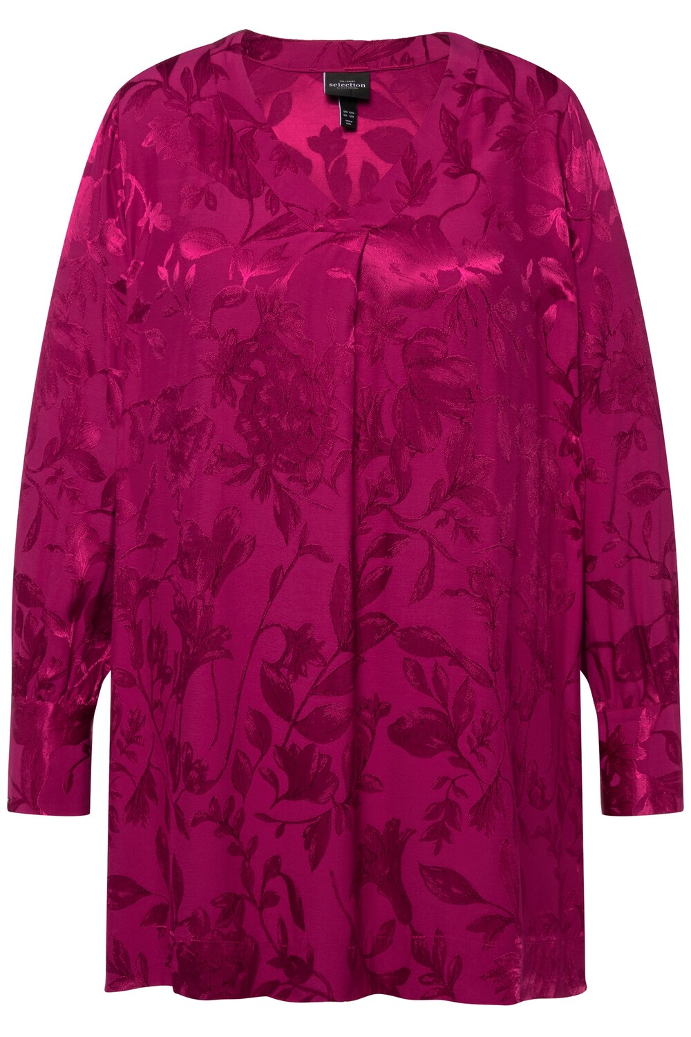 

Блуза Ulla Popken, цвет magenta