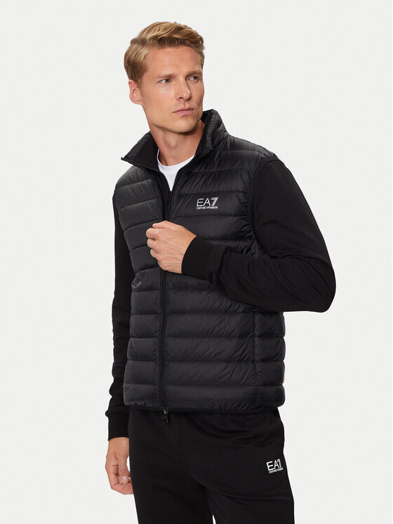 

Жилет стандартного кроя Ea7 Emporio Armani, черный