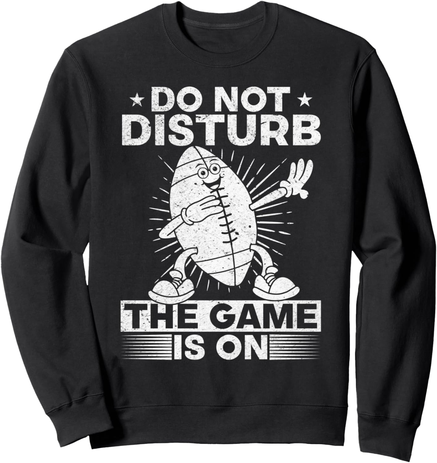 

Не мешайте, игра идет! - Толстовка с символикой американского футбола American Football Quotes, черный