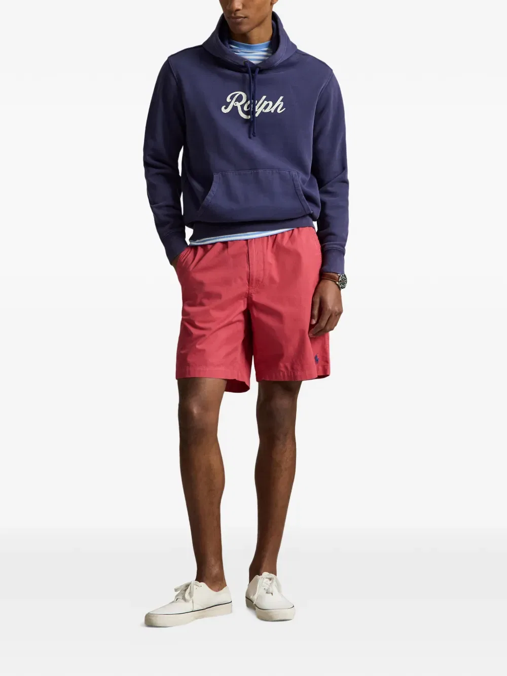 Шорты с логотипом Polo Ralph Lauren, красный — фото 2