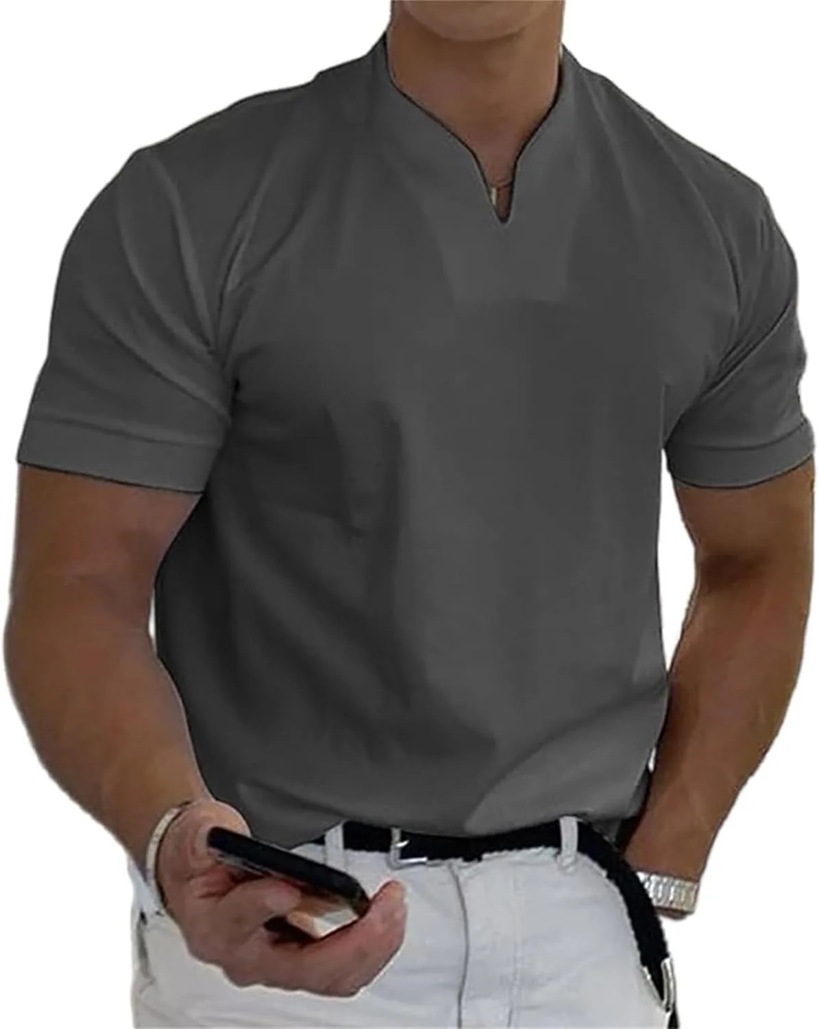 

Мужская футболка для фитнеса с коротким рукавом MWVVIP