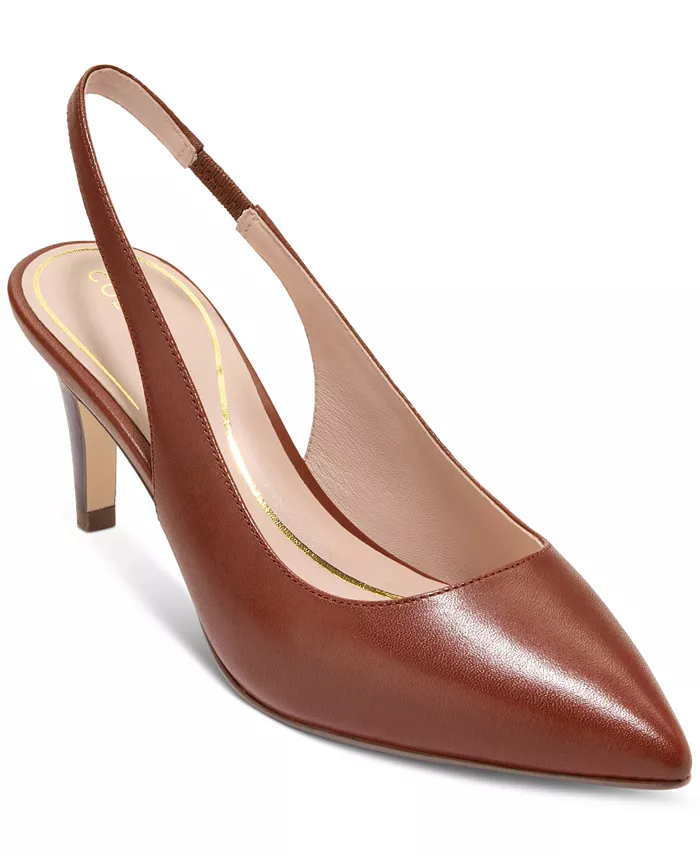 Женские туфли-лодочки Vandam на ремешке Cole Haan, коричневый