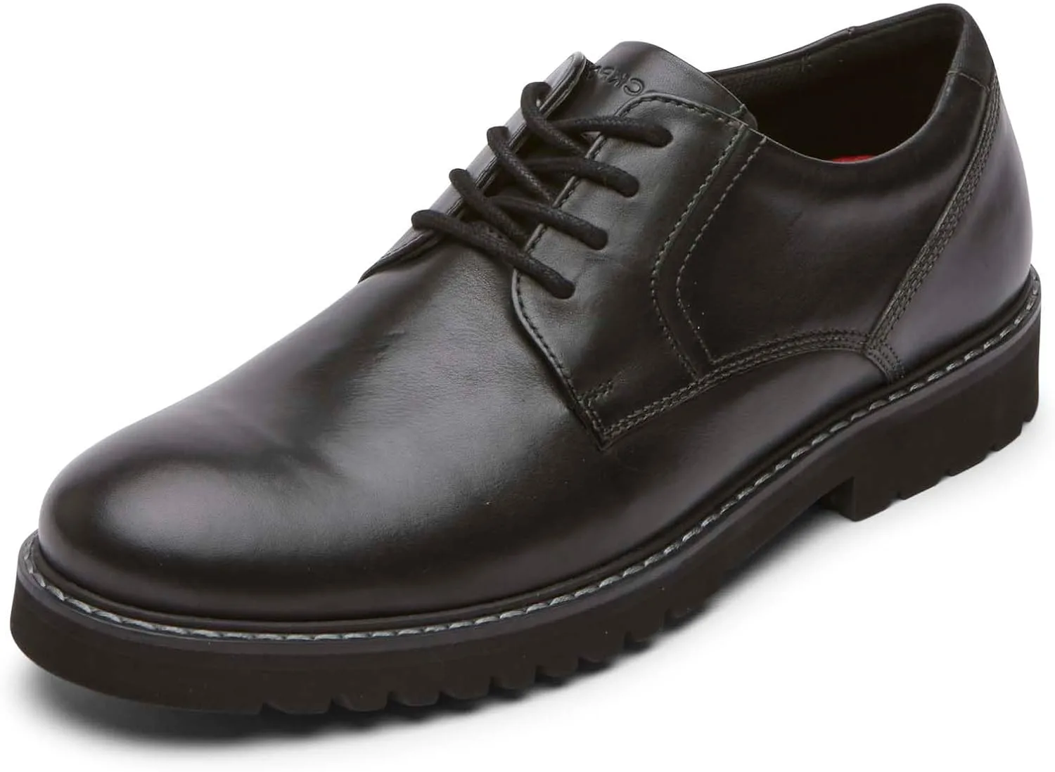 Мужские туфли Rockport Maverick с гладкой подошвой, черный