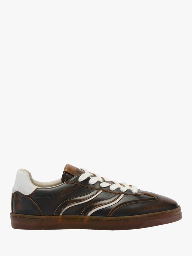 Northfleet кожаные шнурованные классические кроссовки Russell & Bromley, Brown