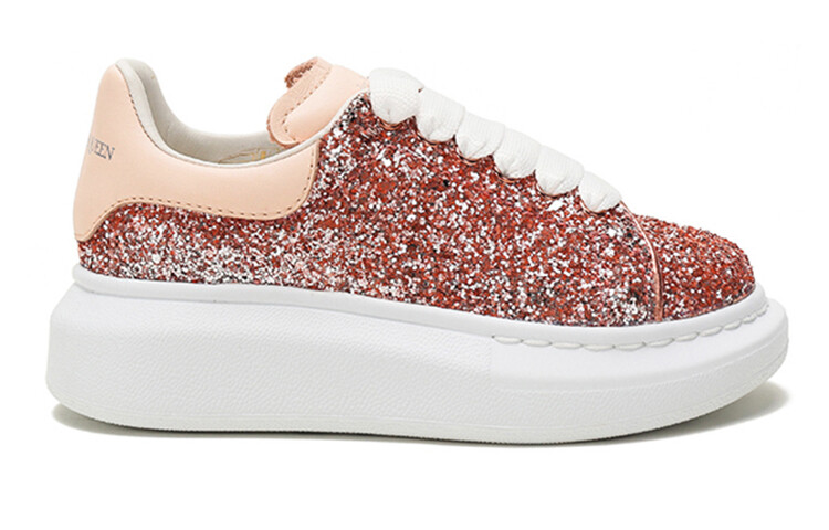 Детские кроссовки для скейтбординга Kids Low-top Dirty Orange Alexander Mcqueen — фото 2