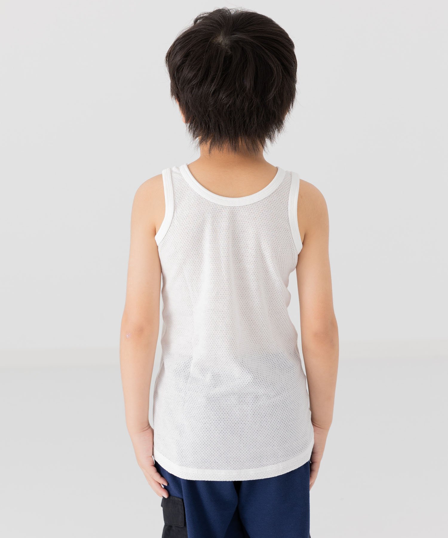 Все спереди и на животе (сетчатое белье 2P) Chil2, I Tank Top / White — фото 3