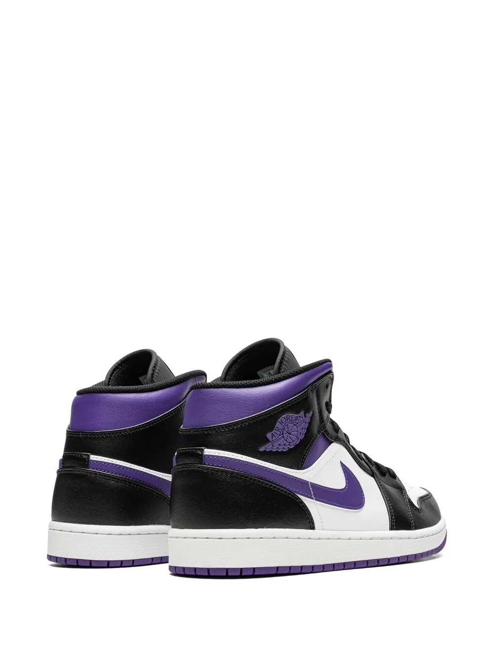 Кроссовки Air  1 Mid Dark Iris Jordan, белый — фото 3