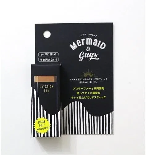 Солнцезащитный стик для лица и тела Mermaid&Guys SPF38 PA++ Tan