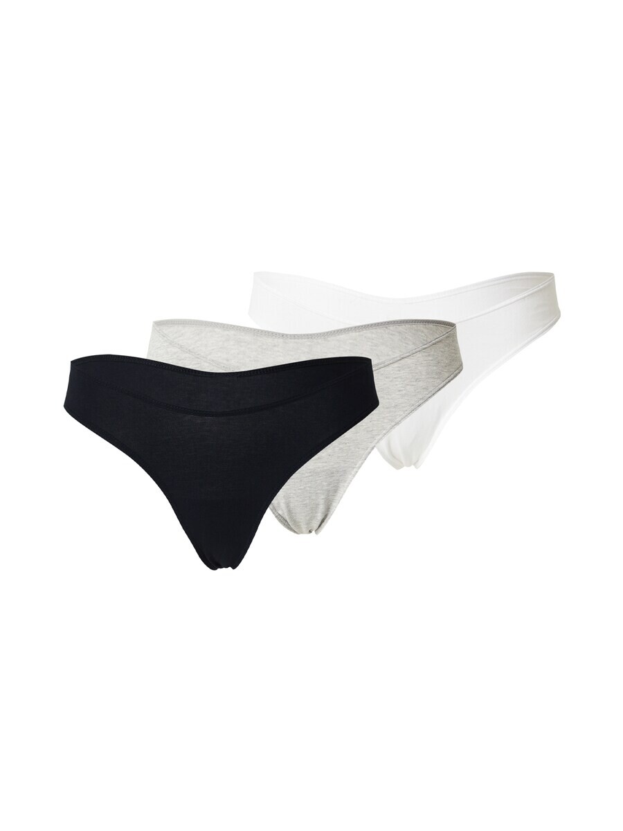 

Стринги Lindex Thong Nellie, цвет mottled grey/black/white