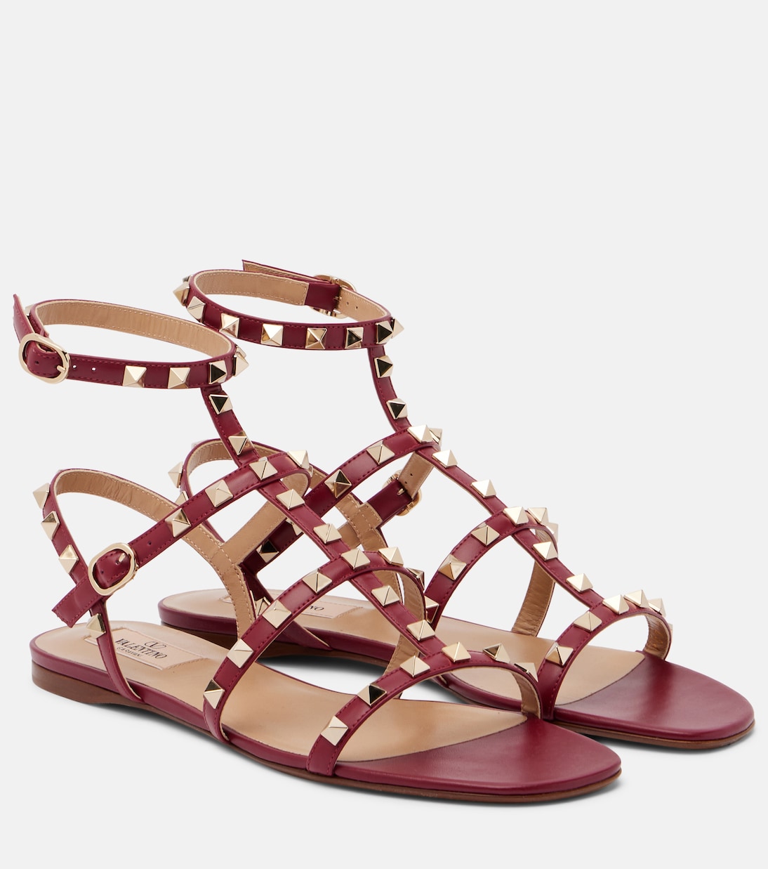 Кожаные сандалии Rockstud Valentino Garavani, Insolent