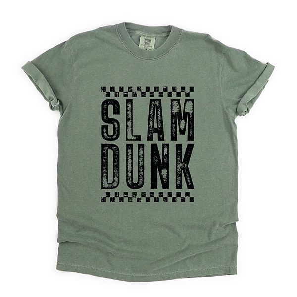 

Футболка Slam dunk в клетку, окрашенная в стиле дистресс Simply Sage Market, Moss