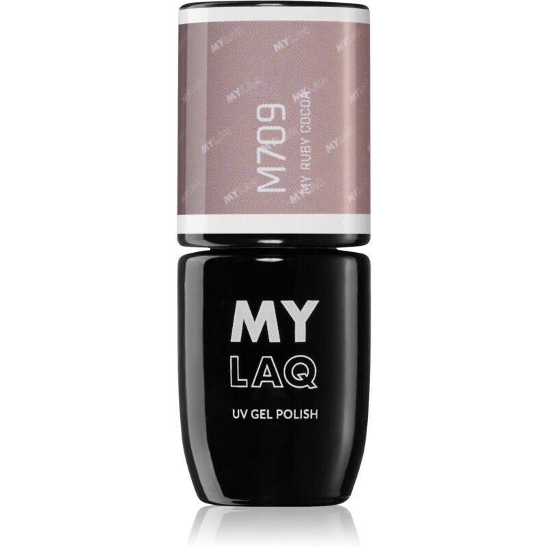 

Гибридный лак для ногтей MYLAQ UV Gel Polish оттенок My Ruby Cocoa 5 мл