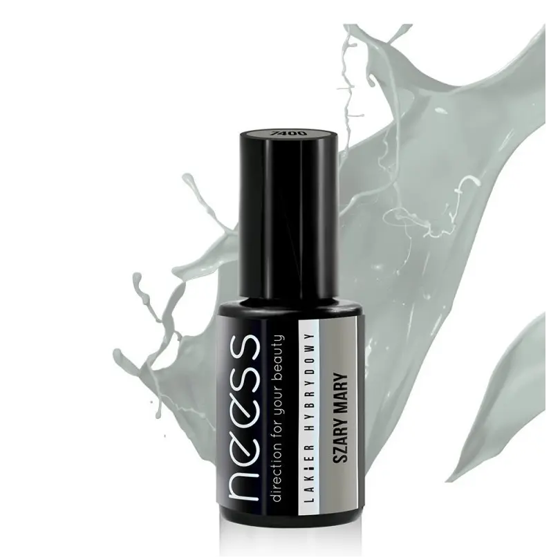 

Гибридный лак для ногтей grey mary Neess, 4 мл