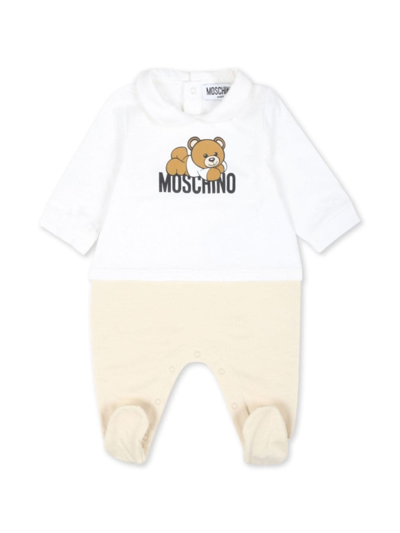 

Moschino Kids комбинезон для новорожденного с принтом teddy bear, нейтральный цвет