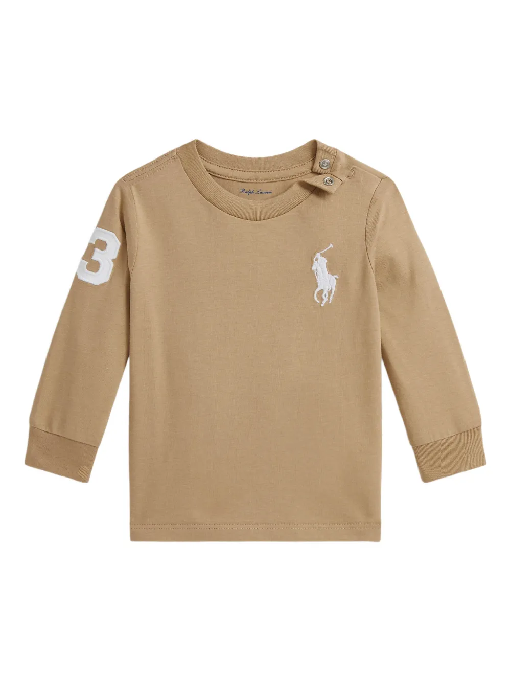 

Футболка с длинными рукавами POLO RALPH LAUREN KIDS, коричневый