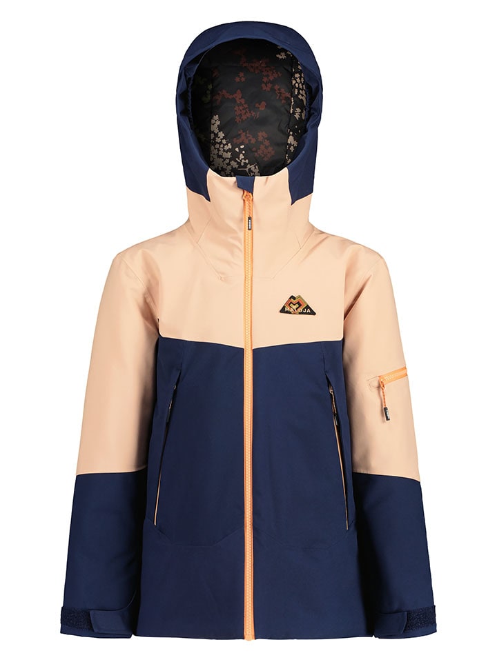 

Горнолыжная куртка "GirllitzG." темно-синего/бежевого цвета Maloja