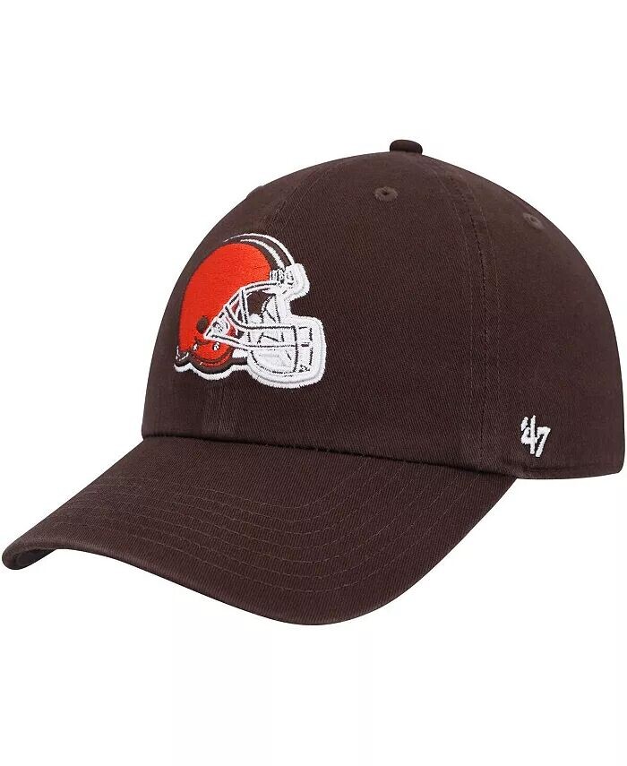 

Коричневая регулируемая шапка с логотипом команды Big Boys and Girls Cleveland Browns '47 Brand