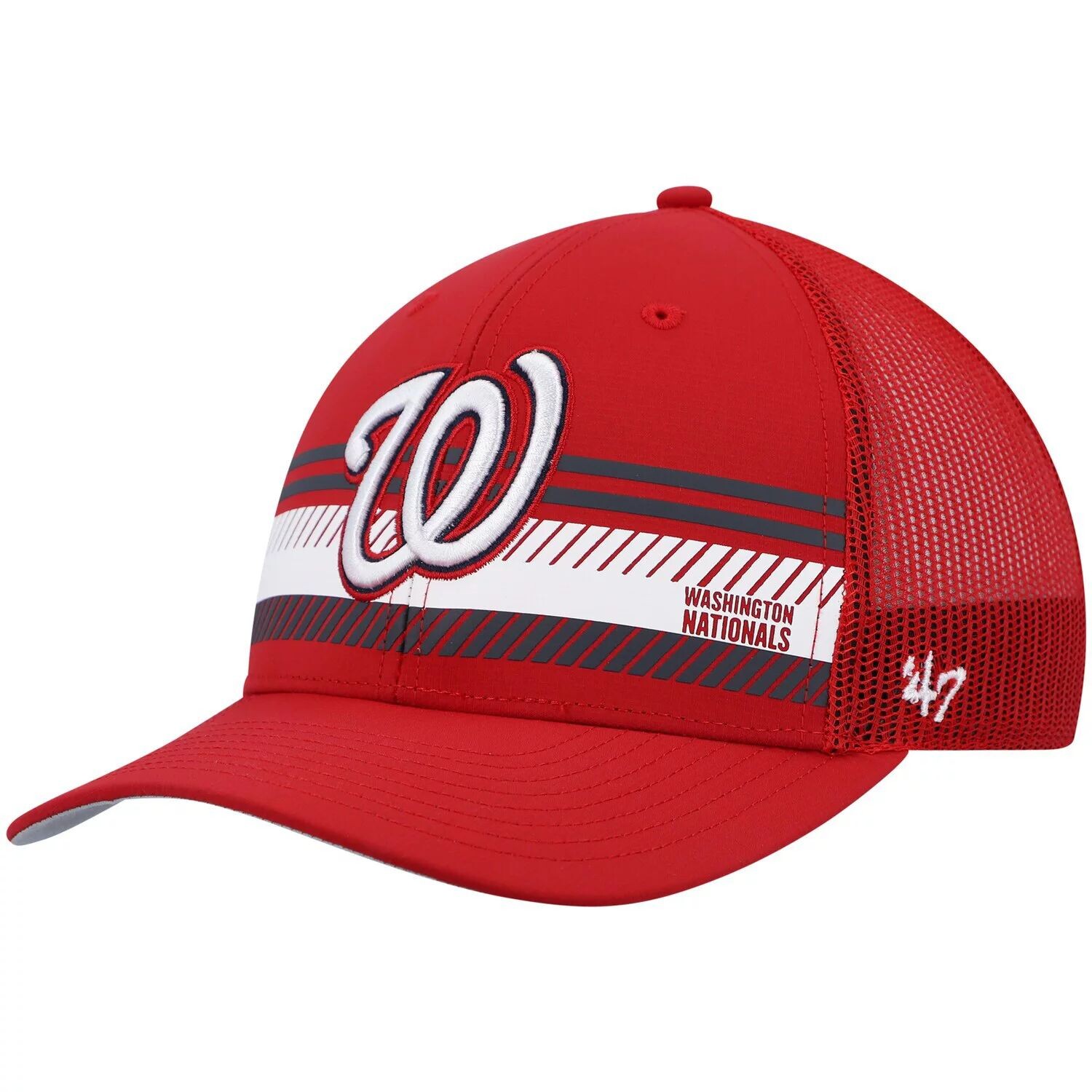 

Мужская красная кепка '47 Washington Nationals Cumberland Trucker Snapback