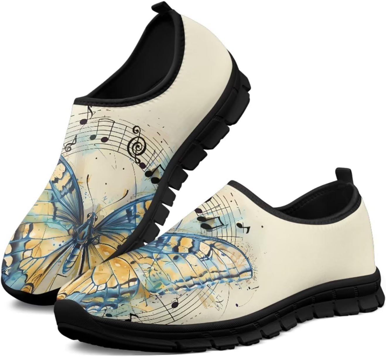 

Женские туфли-лоферы Ecaestolph Hummingbird для прогулок, с плоским носком, широким носком, кроссовки для бега, спорта и походов, синий