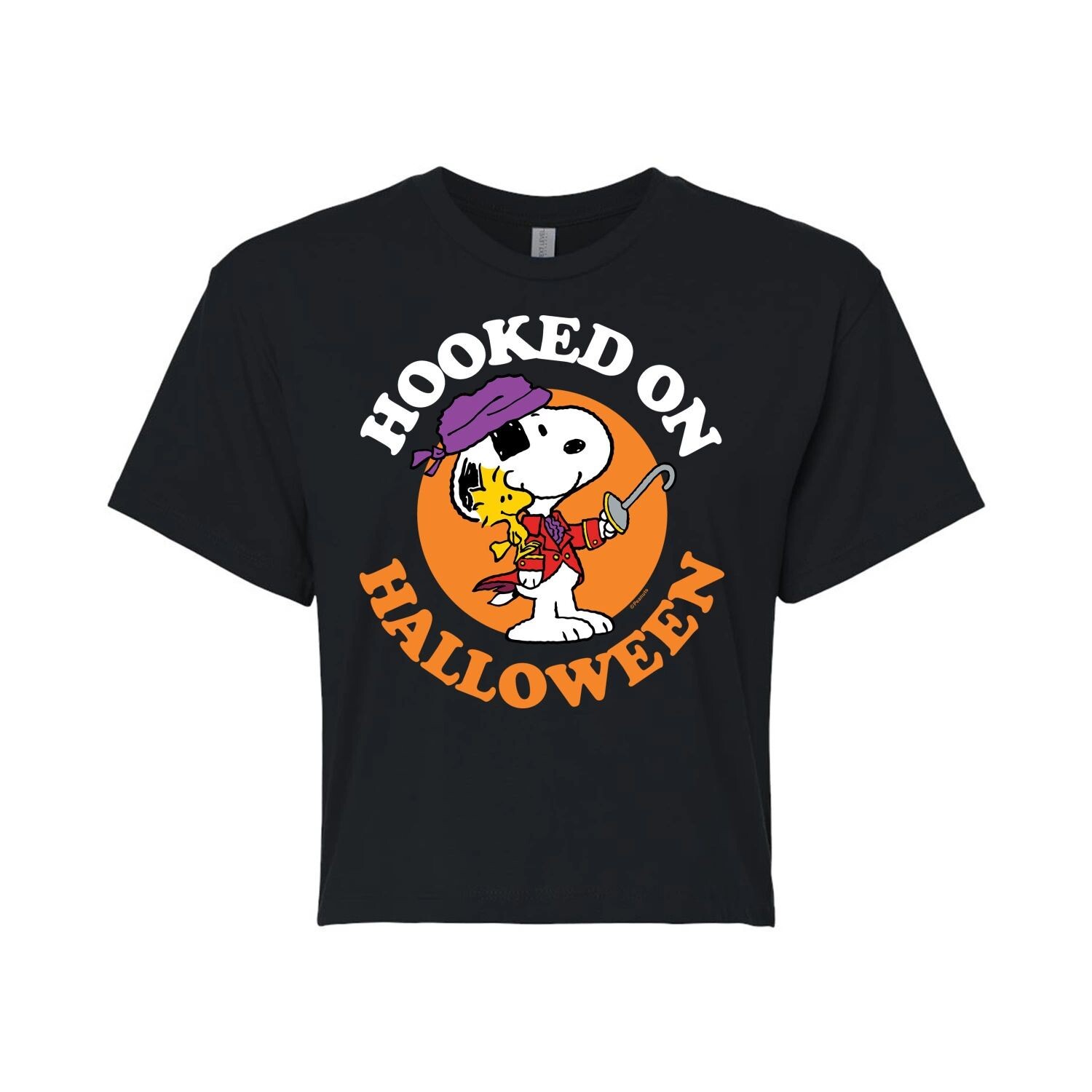 

Укороченная футболка с рисунком Snoopy для детей Peanuts "Hooked On Halloween" Licensed Character