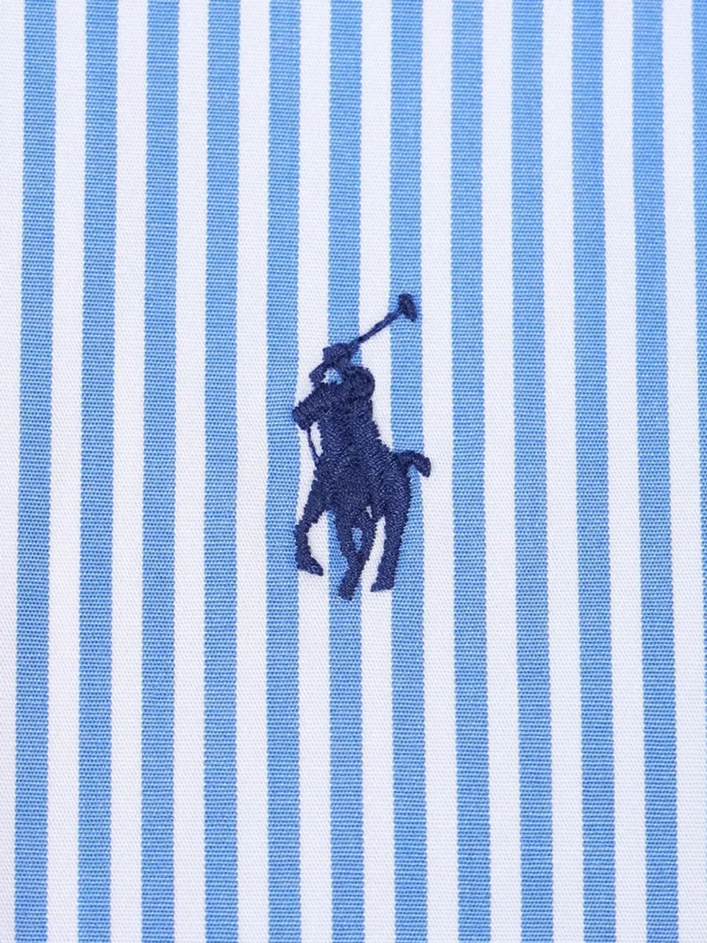 Рубашка на пуговицах в вертикальную полоску POLO RALPH LAUREN, синий — фото 3
