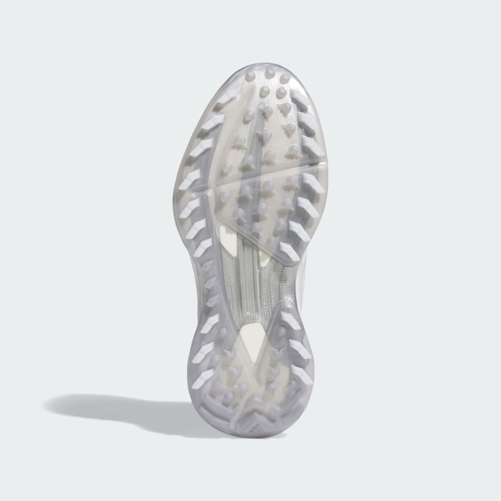 Кроссовки Adidas Adizero ZG Spikeless Golf Shoes, цвет Cloud White/Silver Metallic/Grey Two — фото 3