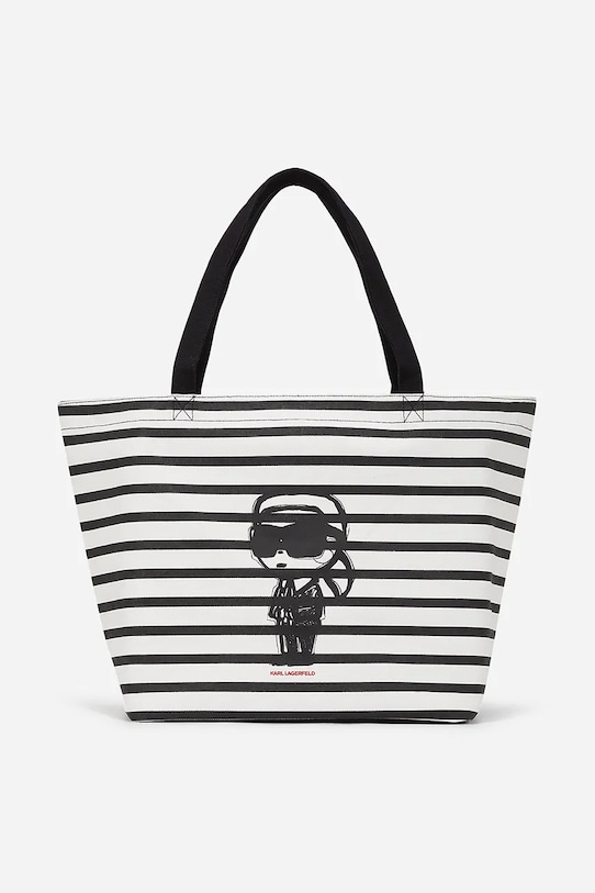 

Хлопковая сумка Karl Lagerfeld, черный