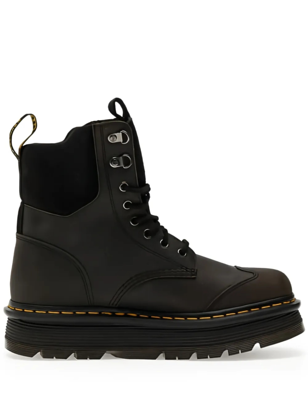 

Кожаные боевые ботинки Dr. Martens, черный