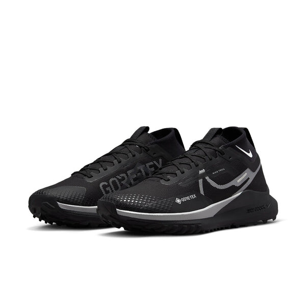Кроссовки Nike React Pegasus Trail 4 GORE-TEX, черные/серые — фото 3