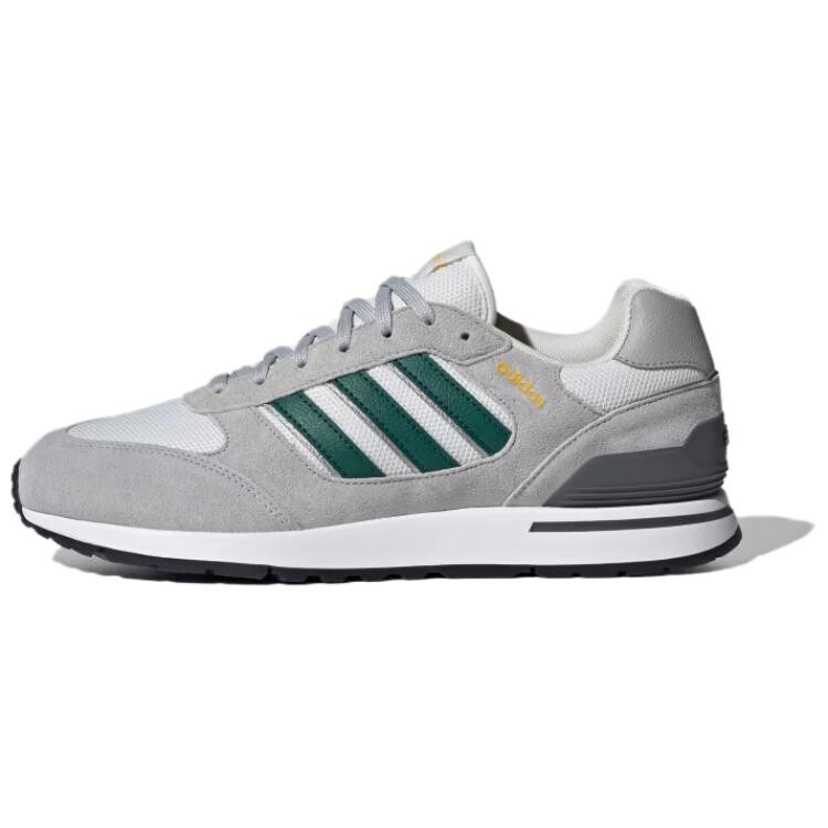 

Кроссовки мужские низкие серые/белые/зеленые Adidas