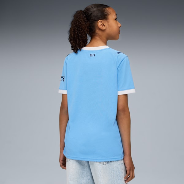 Футболка для больших детей Manchester City 25/26 Home Replica Puma, синий — фото 4