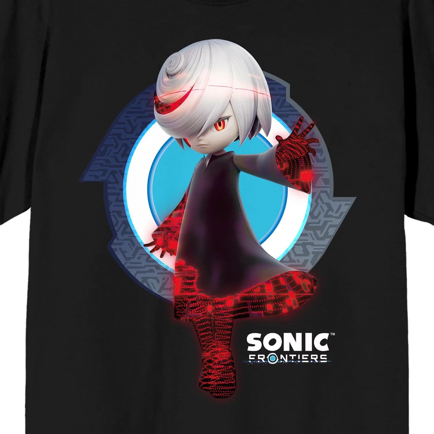 

Мужская футболка с графическим рисунком Sonic Frontiers Videogame Licensed Character