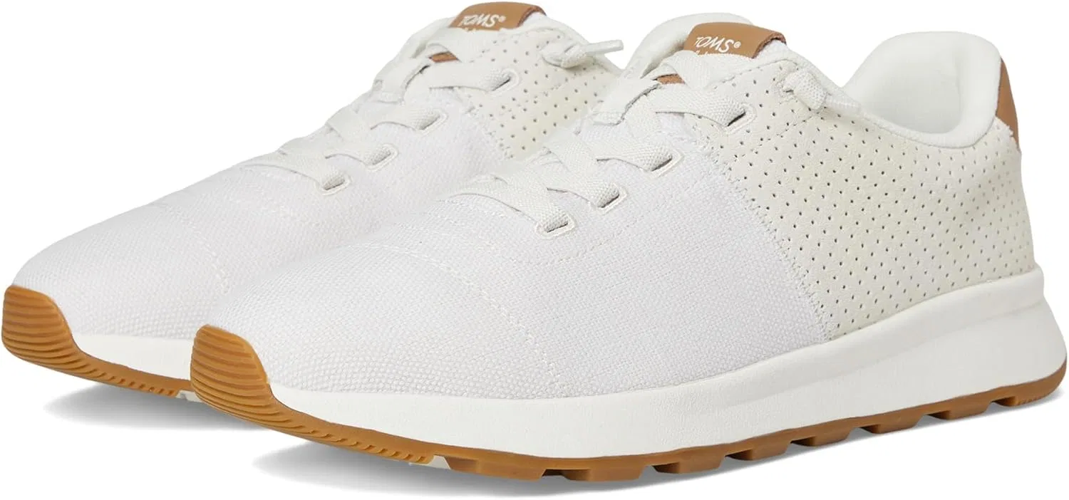 TOMS - Мужские кроссовки Trvl Lite Cabrillo, Water-Repellent White Legacy Canvas Perforated Su
