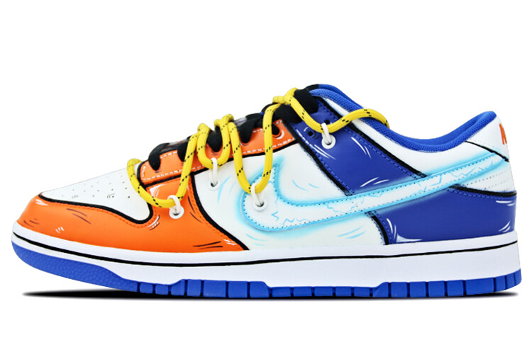 

Кроссовки Nike Dunk Skateboard Shoes Unisex Low-Top Blue Orange
