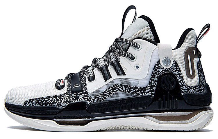 

Кроссовки баскетбольные AG1 Pro мужские мидтоп белый/серый/черный 361°