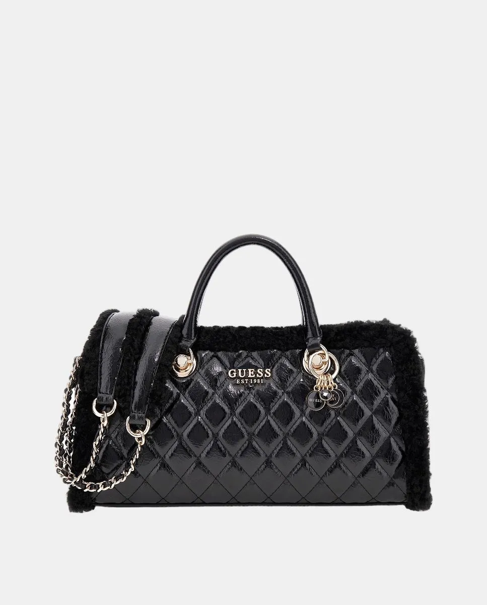 

Сумка через плечо на молнии Guess, черный