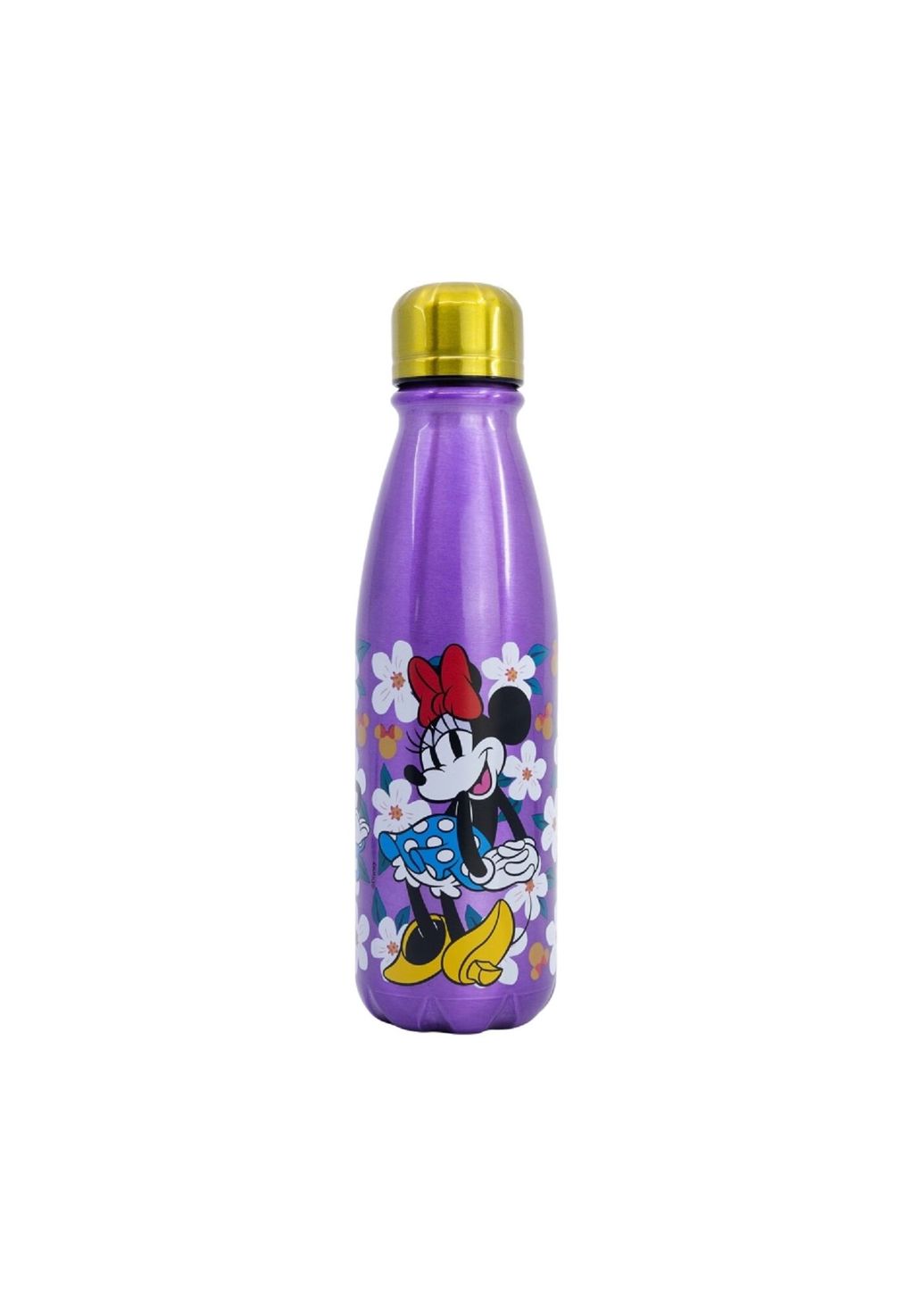 

Детская бутылка для воды Disney Minnie алюминиевая, 600 мл с защитной крышкой Cofi, разноцветная 23,5x6,6x6,6 см