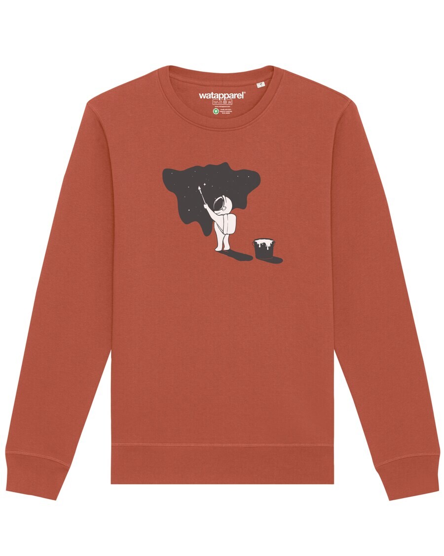 

Свитер Watapparel Sweatshirt Painting space, светло-коричневый