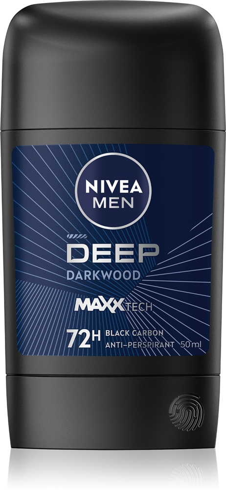 

Антиперспирант-Стик для мужчин глубокого действия Nivea, black carbon dark wood 50 мл