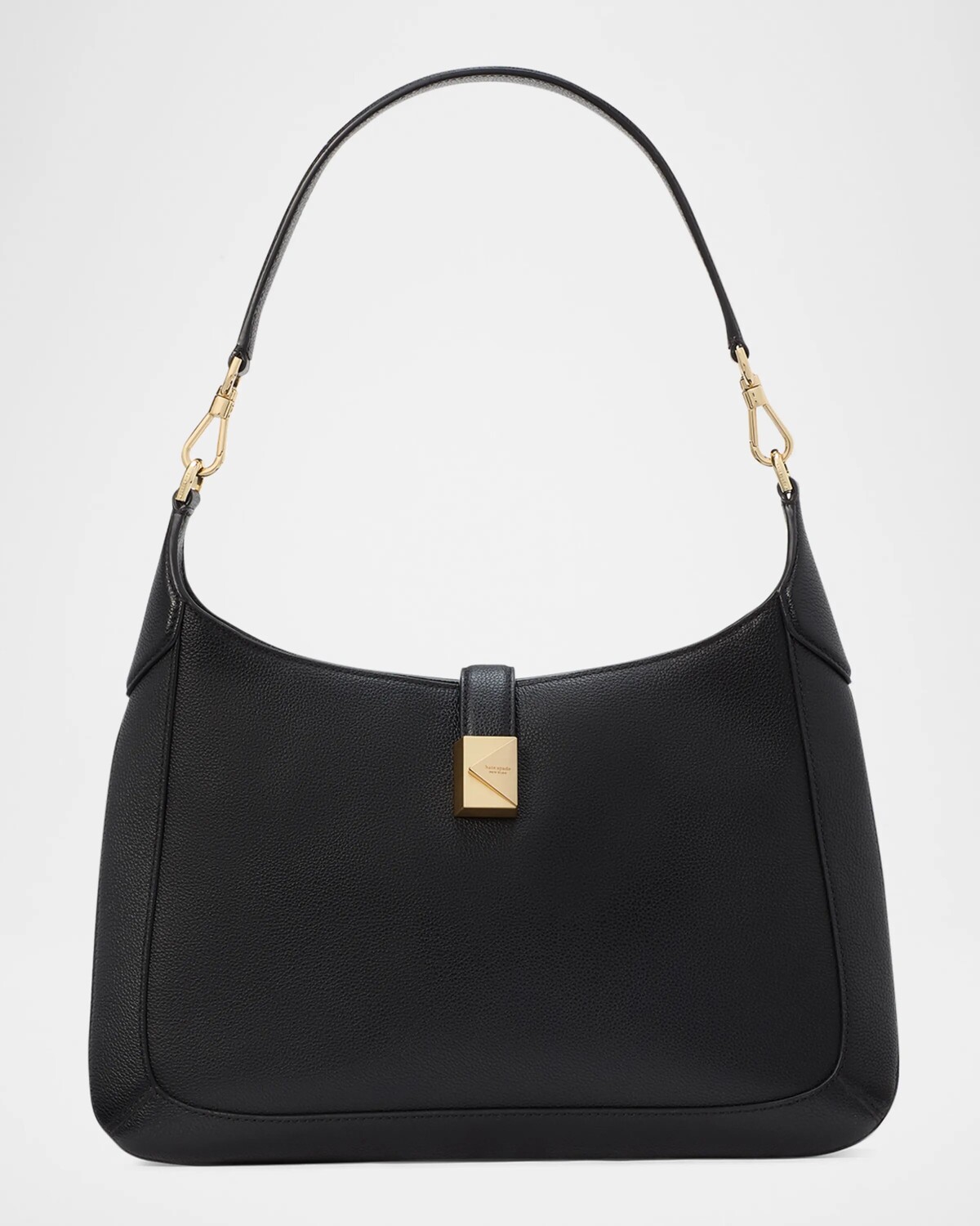 

Сумка-хобо Tribeca из шагреневой кожи Kate Spade New York, черный