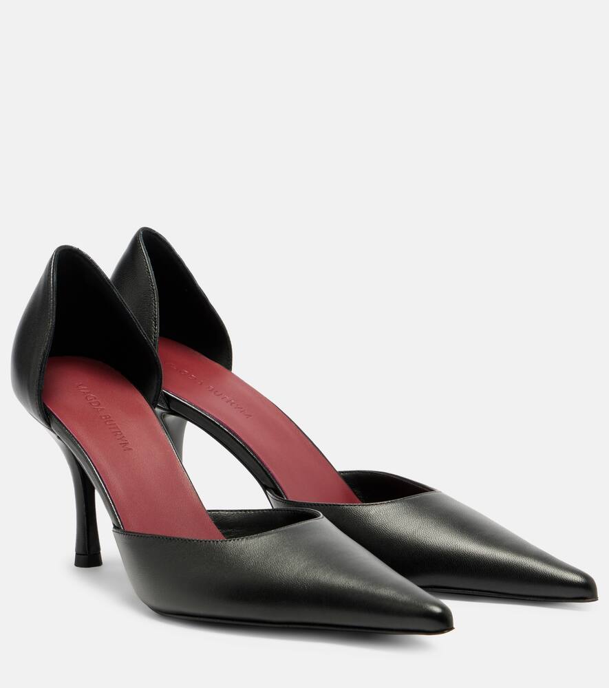 Кожаные лоферы Magda Butrym, Black