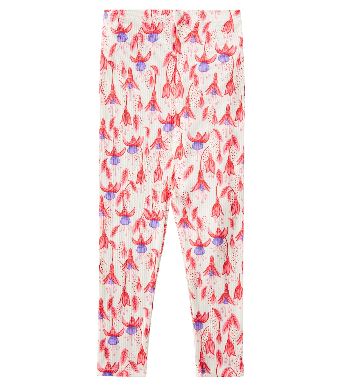 

Леггинсы цвета фуксии из смесового хлопка Mini Rodini, красный