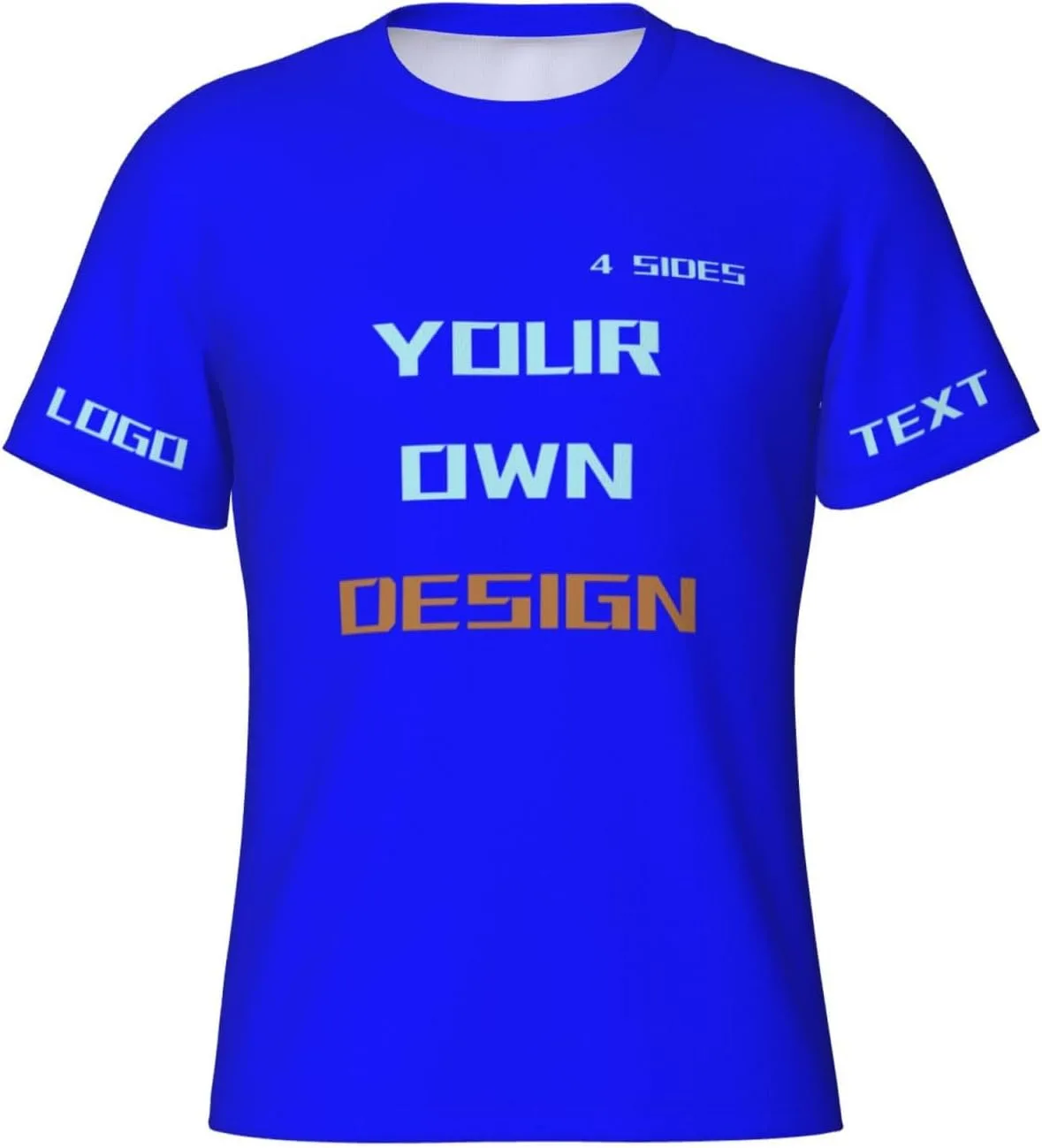 

Футболка Custom с принтом на 4 сторонах