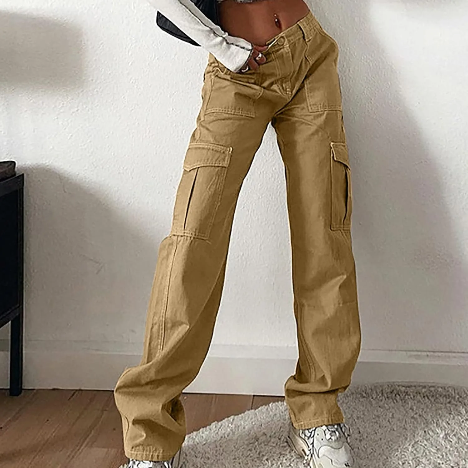 Женские джинсы Parachute Cargo Pants с низкой посадкой — фото 2