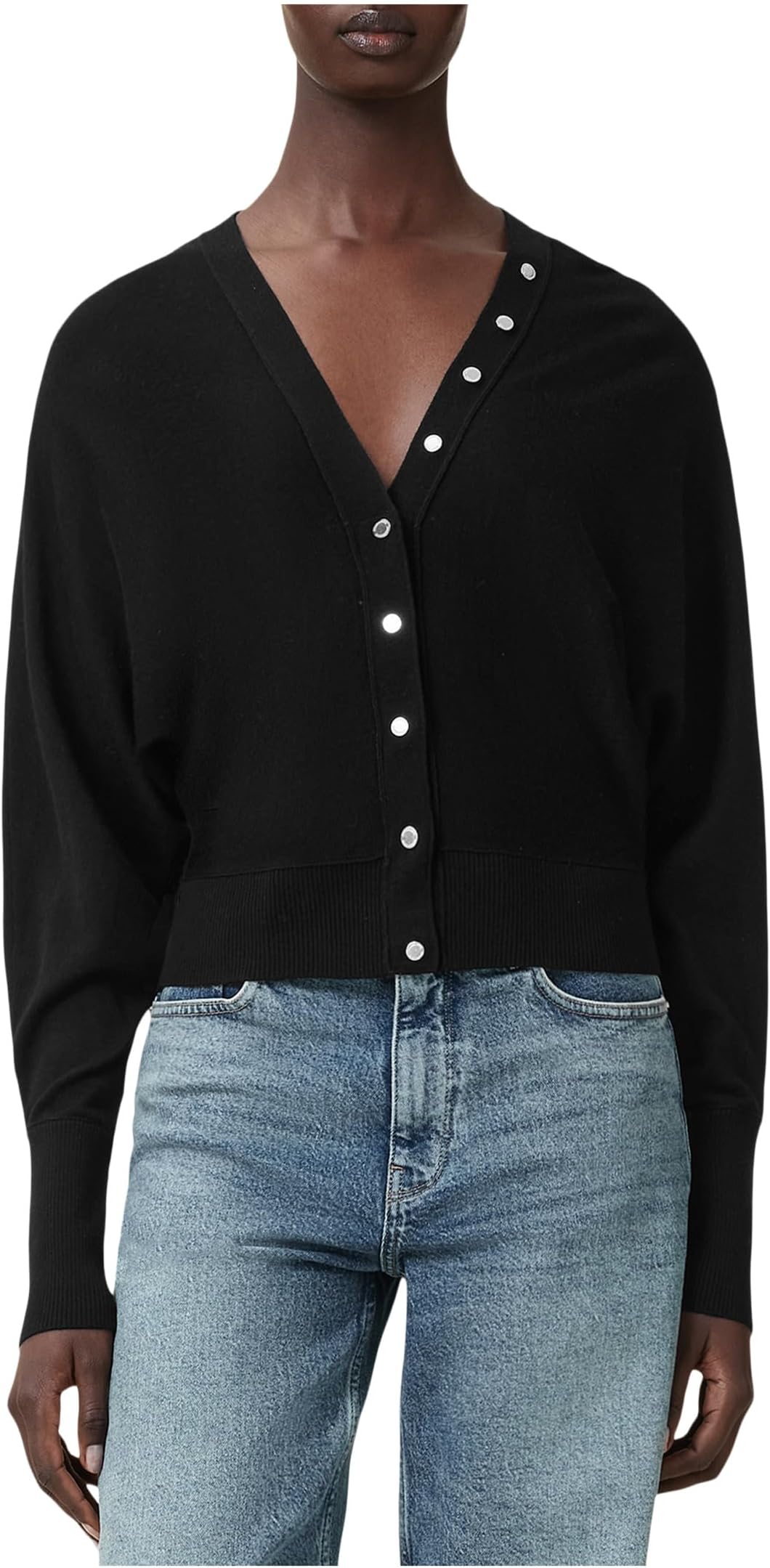 

Кардиган AllSaints Honor V Cardigan, черный