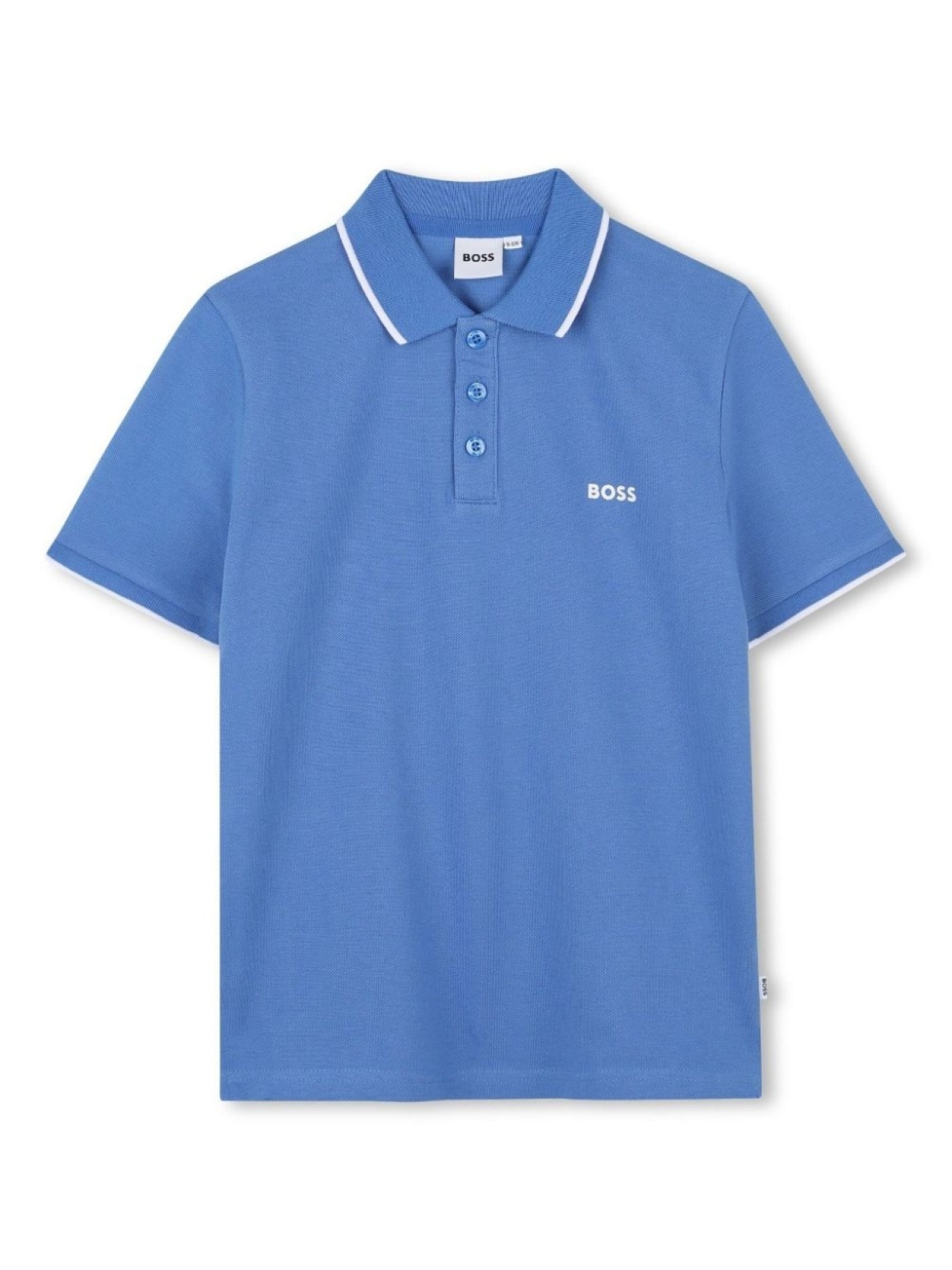 

BOSS Kidswear рубашка поло с короткими рукавами, синий