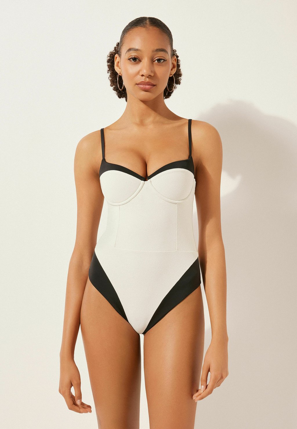 

Купальник DOUBLE BIKIN. Calzedonia, кремовый